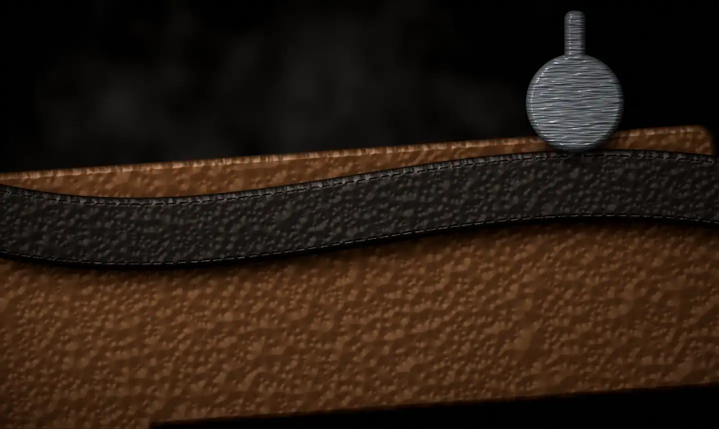 Leather cutting bench