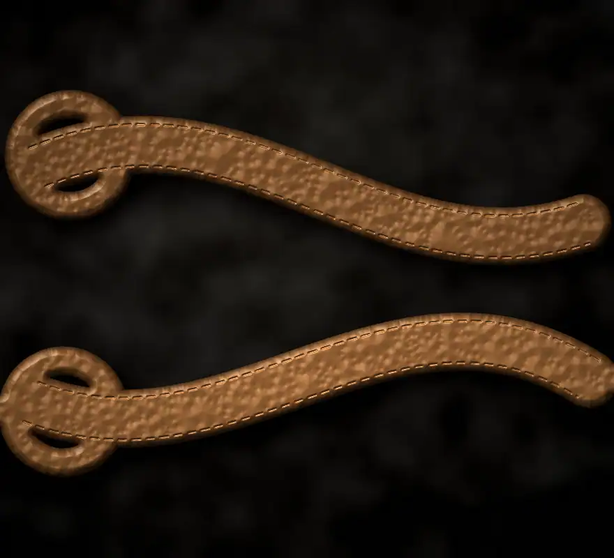 Leather lifting straps