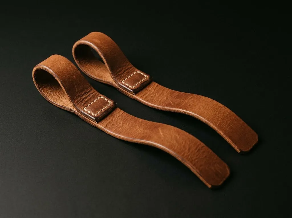 Leather lifting straps